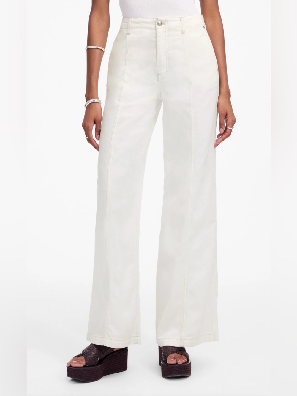 Madewell Wide-Sweep Trousers: Airy Denim Edition